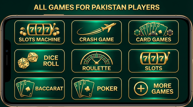 Main screen of basant club games page for PK players - 4